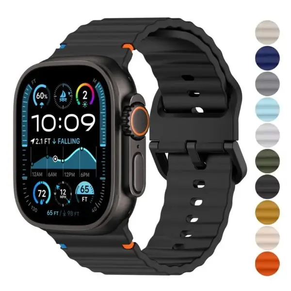 Silicone wristband for Apple Watch band 44mm