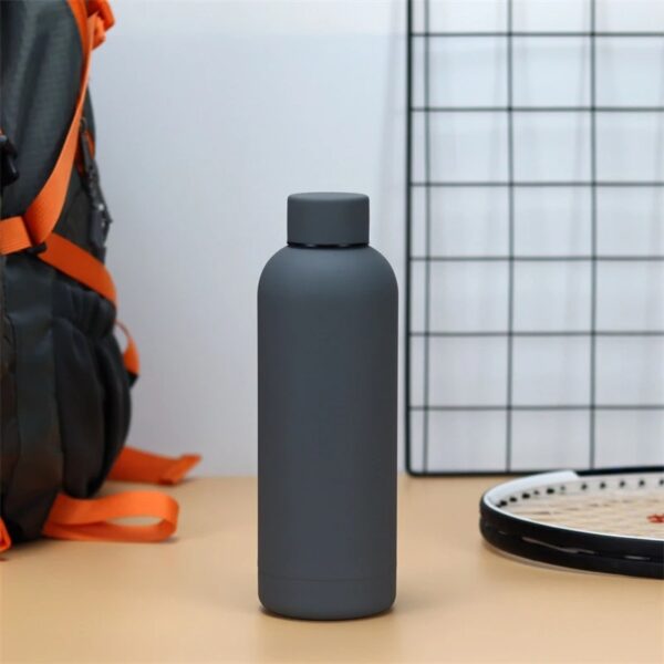 750ml insulated bottle, solid color stainless steel jug