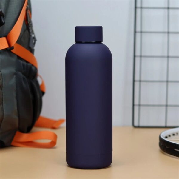 750ml insulated bottle, solid color stainless steel jug
