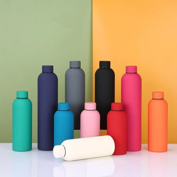 750ml insulated bottle, solid color stainless steel jug