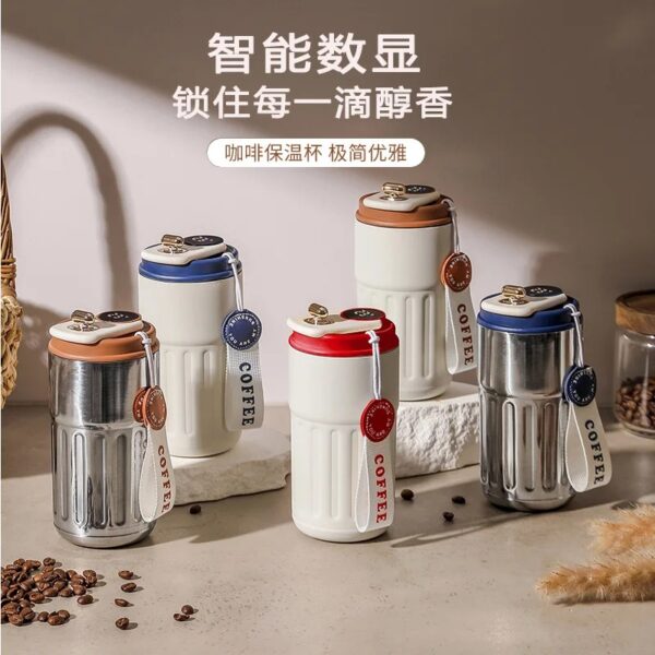 450ml Thermos Bottle with Smart Temperature Display