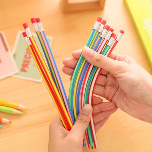 10 pieces of standard soft flexible pencils