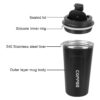 Thermo Coffee Double Stainless Steel Coffee Mug for Tea
