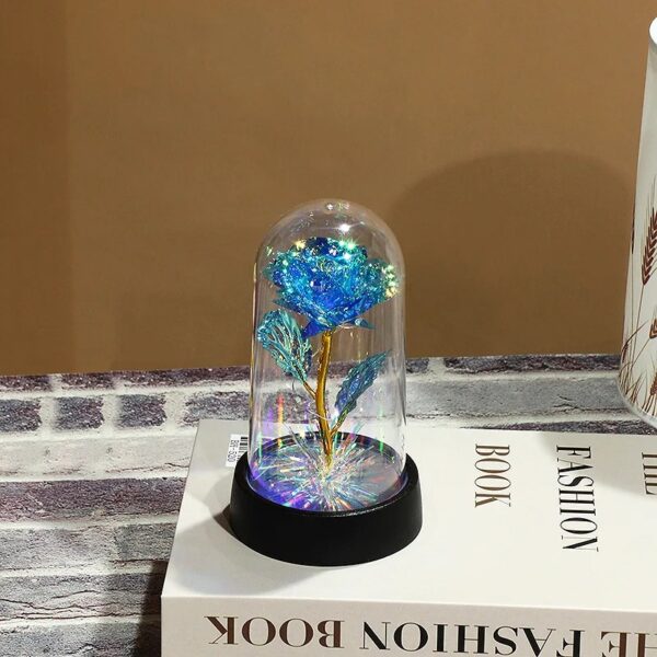 1 pc Hot LED Enchanted Galaxy Pink Eternal Beauty Rose with Fairy Lights