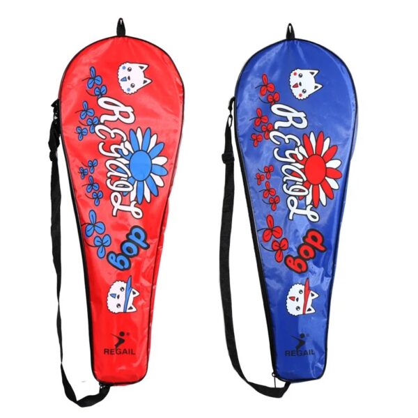 Children's aluminum alloy new cartoon kids badminton racket, strong and durable 2pc net badminton