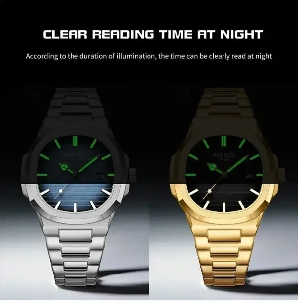 New Poedagar Casual Business Gold Watch Men's Luxury Watch Men's Automatic Watches