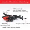 Remote control helicopter, 2 channels, remote control aircraft