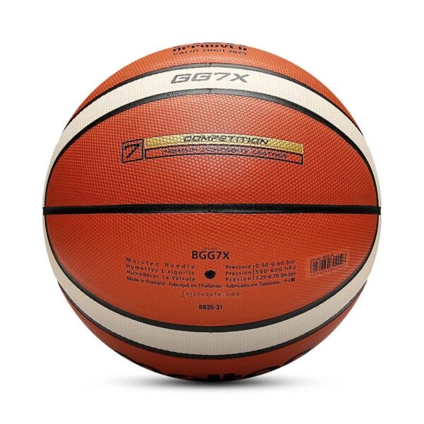 Basketball Standard Size 7 Moisture-Wets-On Soft PU Excellent Grip Indoor Competition Training Basketball
