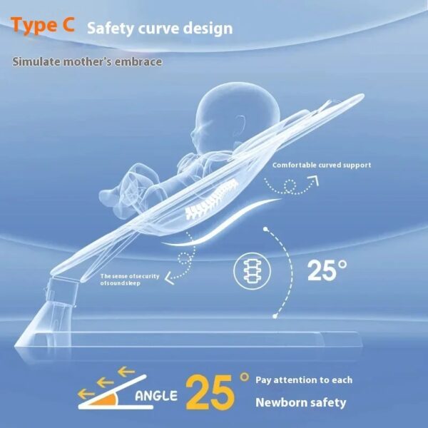 Electric baby rocking chair for newborns, baby